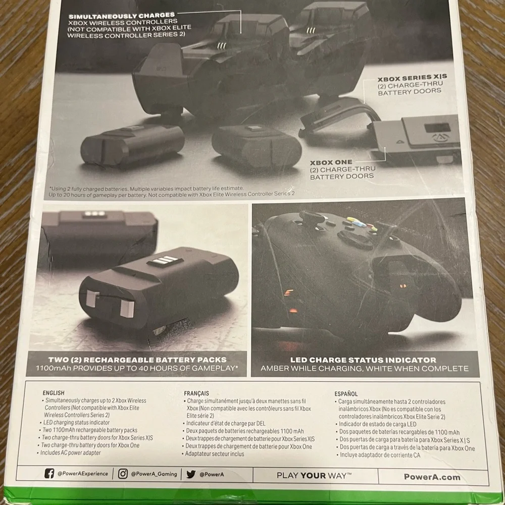 Xbox Dual Charging Station - Black by Power A
